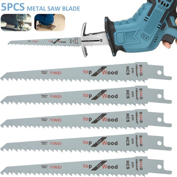 5Pcs Säbelsägeblätter Säbelsäge Handsäge Multi Sägeblatt Für Schneiden Holz Metall Erneuerer Power Werkzeuge Zubehör