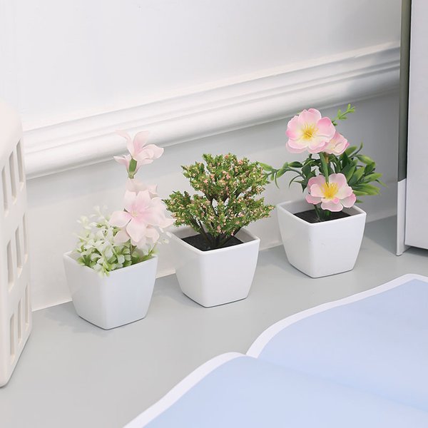 1set home decoration-3 kleine topf kombination von simulierten Plants-cute-23325ZH3