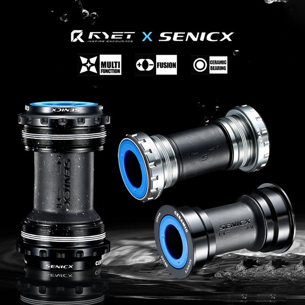 RYET support de pédalier en céramique Senicx BSA68/BB86/BB92/T47/PF30/BB30 pour 24-29mm broche route vtt vélo CNC alliage léger