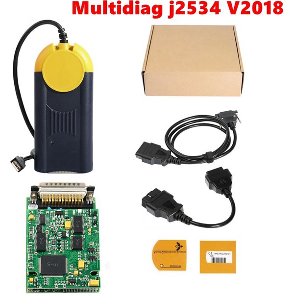 Actia Multi-Diag Multidiag J2534 V2018.3 Diagnosetool Multi Diag Access j2534 Schnittstelle OBD2 Gerät