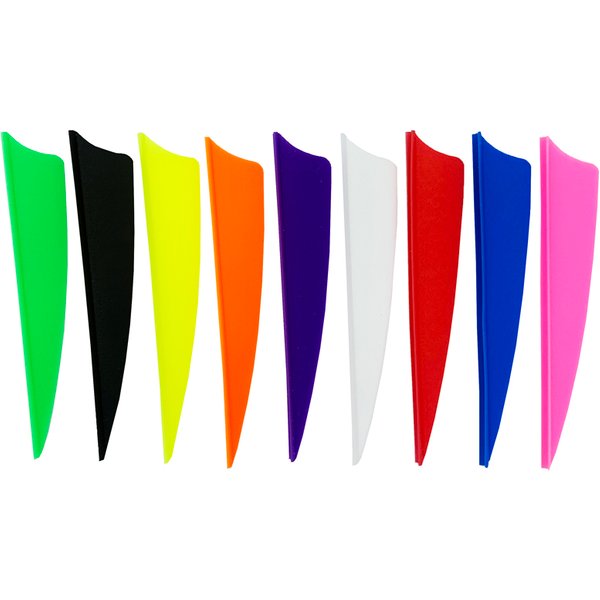 Plumes de tir à l'arc de 3 pouces, 50 pièces, bouclier de 8 couleurs et coupe en forme de goutte, palette en caoutchouc, flèche, accessoires de tir de chasse