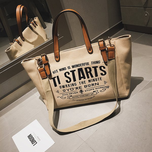 Sac à main à bandoulière Design de luxe pour femmes, fourre-tout Vintage de grande capacité, sacoche de Shopping en toile à la mode