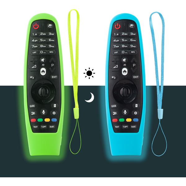 1-teilige leuchtende Silikon-Schutzhülle für LG Smart TV Magic Remote MR20GA MR19BA MR18BA MR650A MR650 MR600