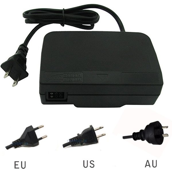Pour Nintend N64 EU/US/AU Console de jeu prise ue adaptateur secteur convertisseur d'alimentation chargeur mural chargeur de voyage utilisation à la maison et aux voyages