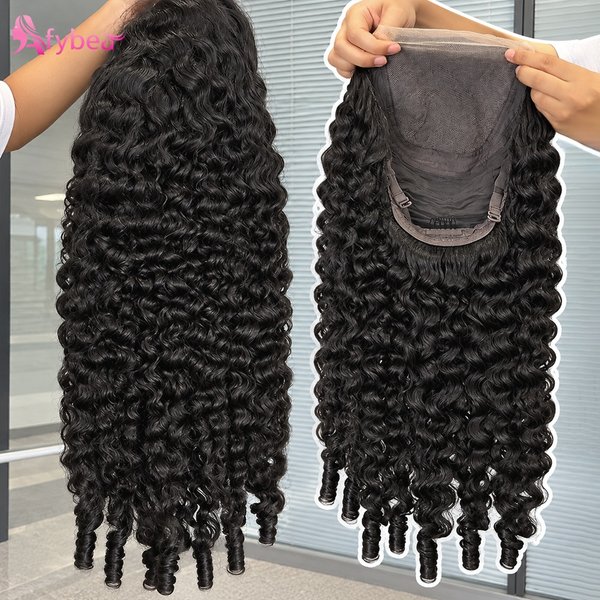 Burmese Curly Wig Human Hair Deep Wave Lace Front Wigs 13X6 Hd Lace Frontal Wig 40 Inch Brazilian Original Wigs For Black Women