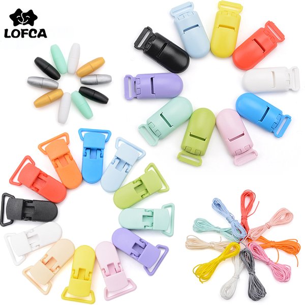 LOFCA 10pcs/Lot Fashion Plastic 20mm jewelry creation clip Pendant necklace accessories clips for Necklace Jewelry Accessories