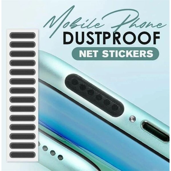 10Pcs/set Phone Dust Proof Mesh Black Trumpet Speaker Metal Earpiece Net Dust Proof Mesh Sticker Phone Accessories
