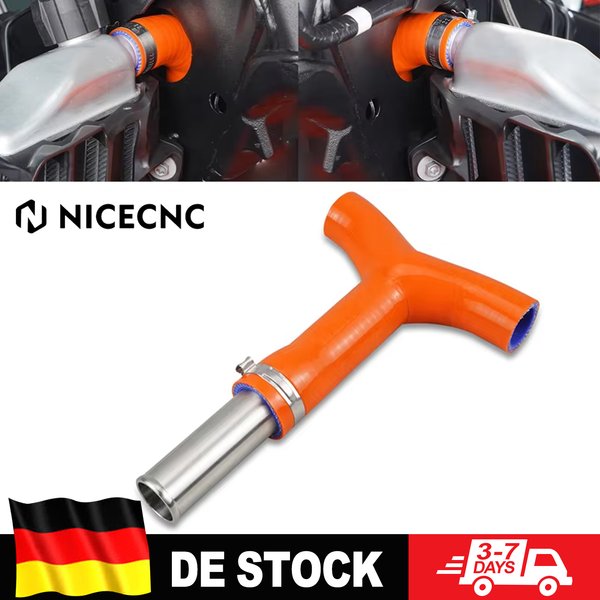 NICECNC Für KTM EXC 300 EXC 450 EXCF 350 XCW 2020-2023 SX 125 SXF 250 SXF 450 XC XCF 2019-2022 Rahmen T-Stück Kühlerschlauch-Set