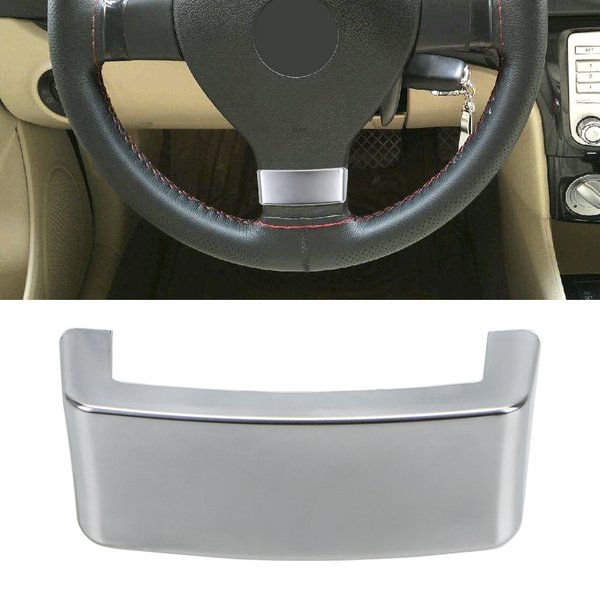 Chrom Emblem Einsatz Zier abdeckung passend für vw Golf mk5 plus 5 gti Passat b6 3c eos jetta Auto Lenkrad verkleidung Pailletten abdeckung