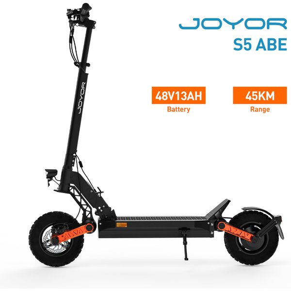 JOYOR S5(ABE)Erwachsenen-Elektroroller 48V13AH Akku Faltbarer E-Scooter 10 Zoll Luftreifen City-Escooter