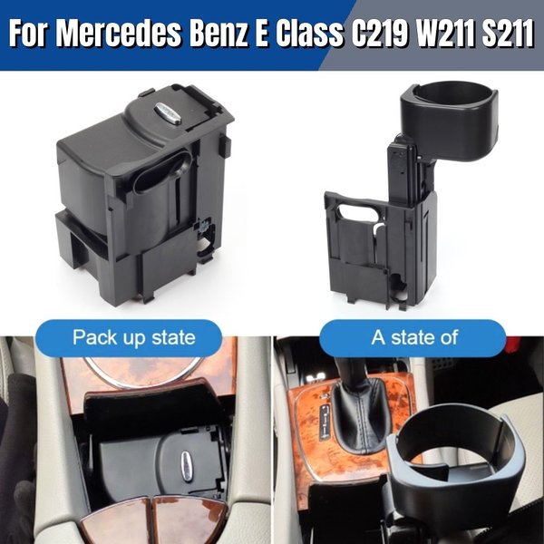2116800014 Samochodowy uchwyt na kubek na wodę Uchwyt na butelkę na konsolę środkową do Mercedes Benz W211 E-Class 2003-2008 Akcesoria samochodowe