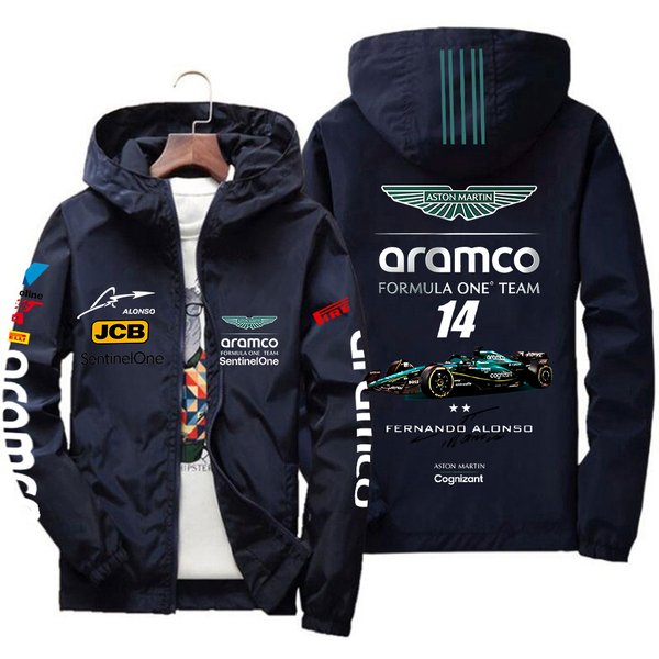 Aston Martin Fan-Style Modische Personalisierte Freizeit-Sportjacke