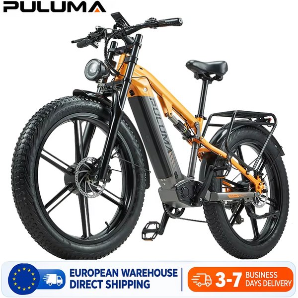 PULUMA PH003 Elektro-Mountainbike mit Doppelmotor 1000W 48V20AH, herausnehmbarem Akku, hydraulischen Scheibenbremsen, 26*4,0 Zoll breiten Offroad-Reifen, Elektrofahrrad für Erwachsene