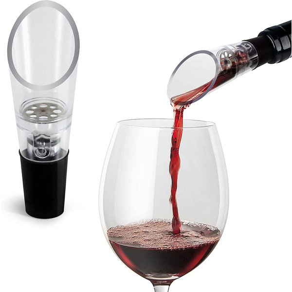 Aérateur de vin verseur décanteur bouteilles d'alcool bouchon bec verseur de vin en cristal de qualité supérieure aérateurs accessoire de Bar amateurs de vin