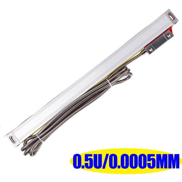 0.5U 0.0005MM High Precision Linear Glass Scales Linear Encoder 5V TTL DB9 50 100 150 200 250 300 350 400 450 500MM for Machines