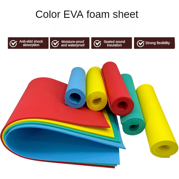 100 x 50 cm buntes Eva-Schaumstoff-Blatt, stoßdämpfender Schaumstoff, handgefertigt, Cosplay, dickes Eva-Gummi, schallabsorbierendes Schaumstoffbrett