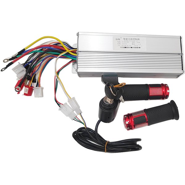 48V 60V 64V 1500W E-Bike Elektrofahrrad Bürstenloser Controller & Gas & Bremse zu Elektrofahrrad/Roller/Motorradmotor