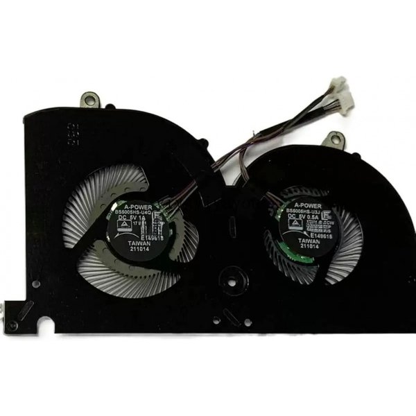 Ventilateurs de refroidissement pour ordinateur portable, CPU et GPU, pour MSI GS76 WS76 Creator 17 GS76 Stealth 11UE 11UG 11UH, ventilateur de refroidissement MS-17M1 17M1-CPU BS5005HS-U4Q