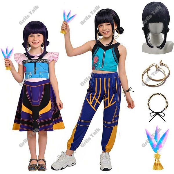 Costume de chanteur Pop de Style coréen pour filles, robe fantaisie, Costume Anime, carnaval, spectacle de fête d'halloween, vêtements pour enfants