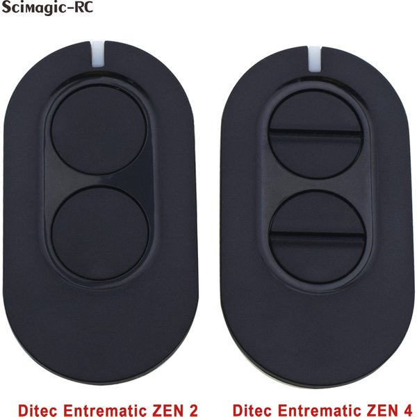 DITEC Entrematic ZEN2 ZEN4 ZEN2W ZEN4W GOL4 BIXLG4 BIXLP2 BIXLS2 Garage Door Remote 433.92MHz Rolling Code Command Gate Opener