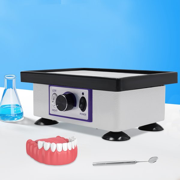 Quadratische Dental-Vibratormaschine, 150 W Dental-Oszillator zum Gipsmischen, Schaumentfernung, Labor- und Klinikgebrauch