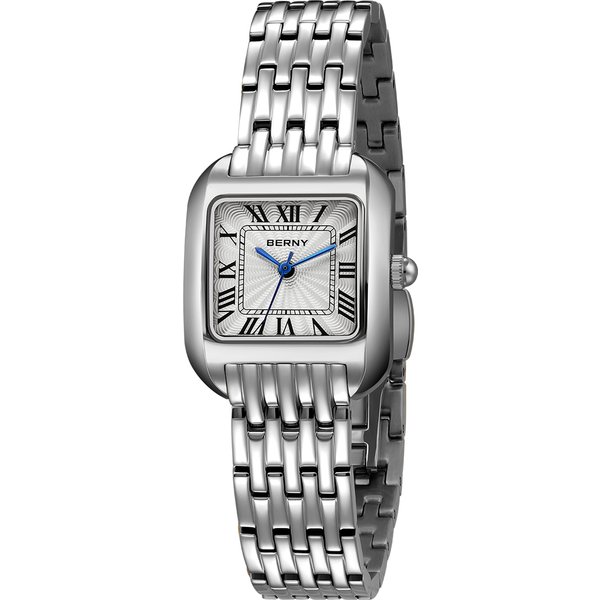 BERNY marque de luxe femme montre nouveau de haute qualité S/S carré dames montres à Quartz mode élégante montre-bracelet d'affaires