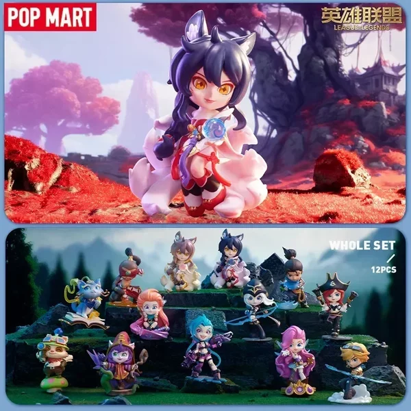 POP MART The League of Legends Classic Character Series Blind Box Toys Kawaii Anime Action Figure Caixa Caja Surprise Box