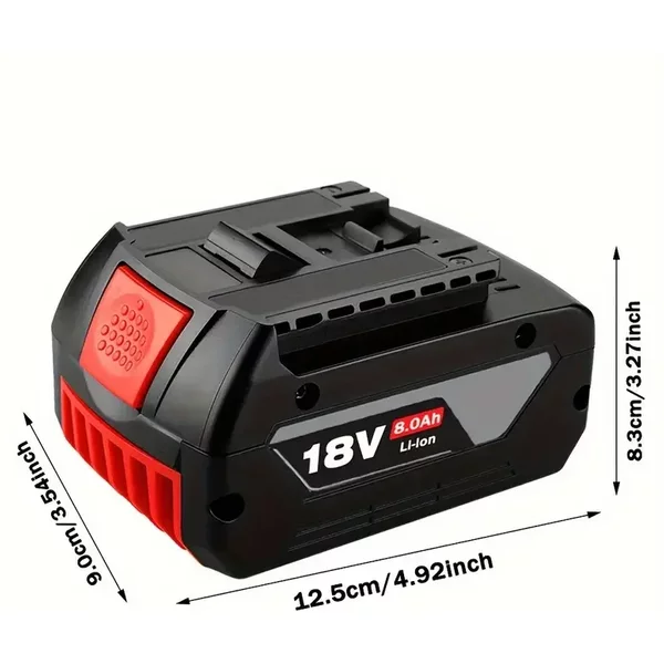 Original Brandneu für Bosch 18V 8.0AH Ersatzakku BAT609BAT609G Wiederaufladbarer Lithium-Ionen-Werkzeugakku