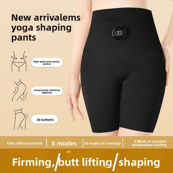 HOT SALE EMS Yoga Pants Seamless Hip Lift Firming Hip Lift Belly Pants Pulse Shaping Yoga Pants