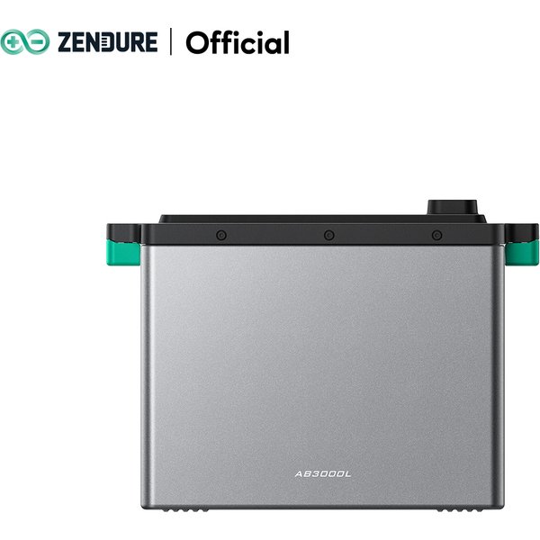 Zendure AB3000L Erweiterungsbatterie 2880Wh für SF2400 AC+ & SF2400 Pro | Erweiterungsakku 48V, Eweiterbar von 16,8kWh, IP65, Plug & Play, HEMS, Aerosol-Feuerlöschsystem