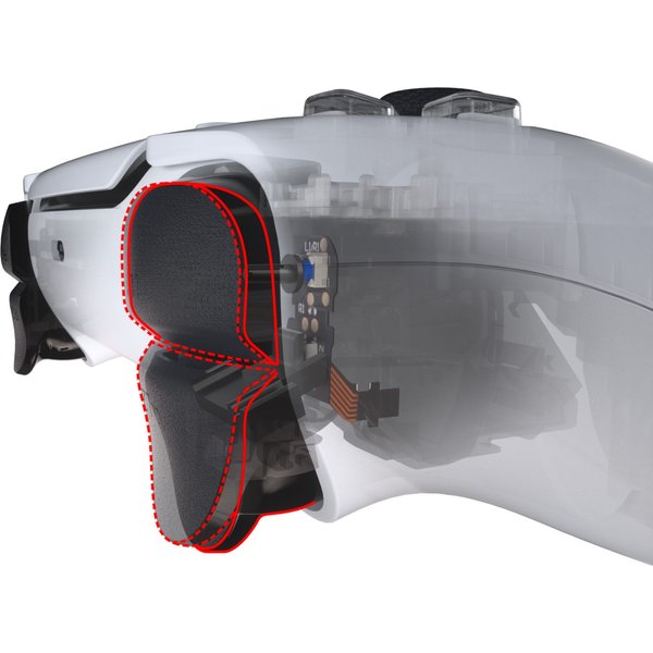 eXtremeRate Tactile Version Clicky Hair Trigger Kit Shoulder Buttons Mouse Click Kit for PS5 Controller BDM-010 & BDM-020