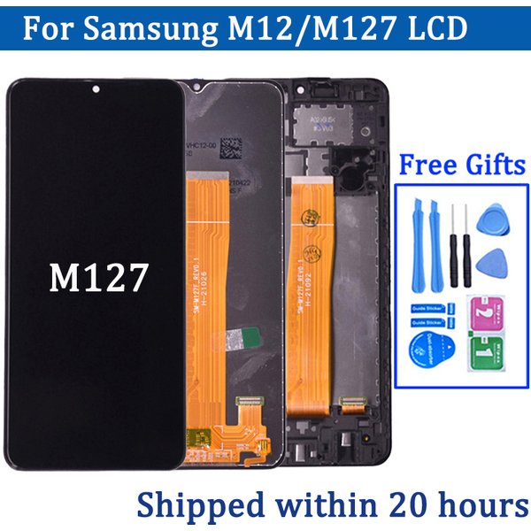 Pour Samsung M12 M127 Écran LCD Avec Écran Tactile Digitizer Remplacement Accessoire Pour SM-M127F/DSN LCD affichage