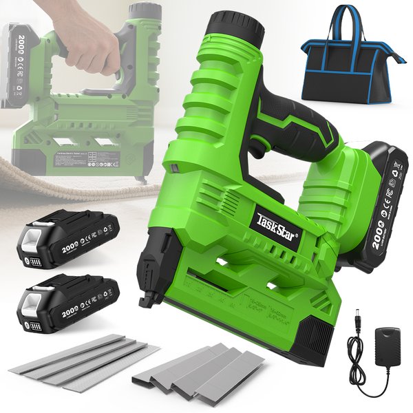 Taskstar 18 Gauge 2 in 1 elektrische Nagelpistole Akku-Hefter Framing Nailer Tacker Möbelwerkzeug für Makita 18 V Batterie Pin