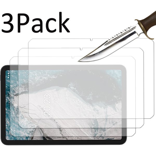 3PCS Glass screen protector for Nokia T10 8.0/T20 T21 10.36'' 10.4'' tablet film