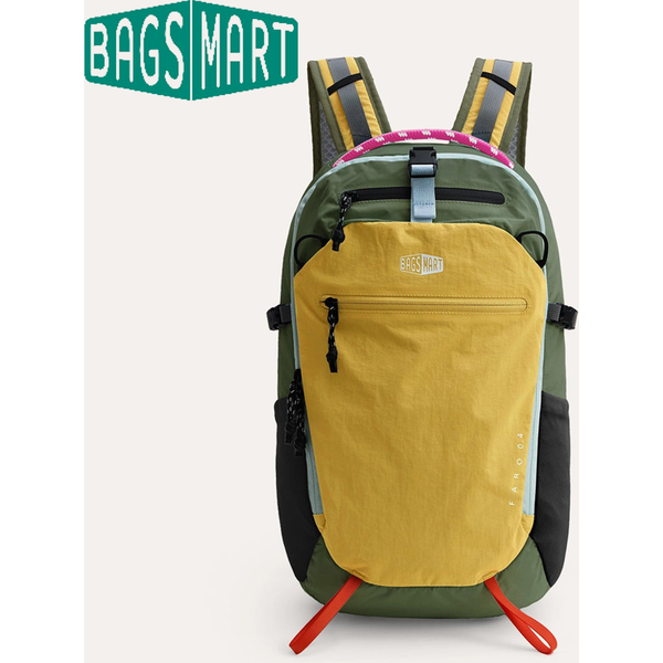 BAGSMART 14 Inch Laptop Backpack 20L Faro Light Backpack Water-resistant Outdoor Backpack for Commutes Ultra-durable Laptop Bag