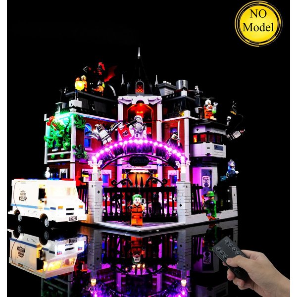 LED-Beleuchtungsset Geeignet für LEGO Arkham Asylum 76300 Bausteine (Modellbausteine Nicht Enthalten)