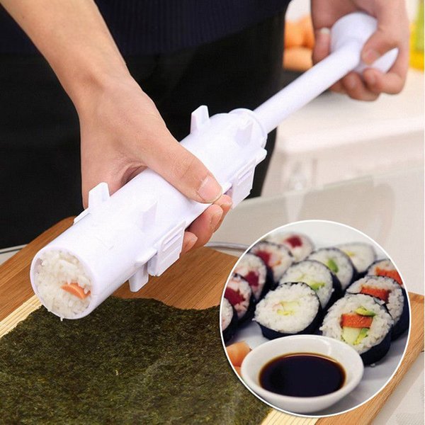 Moule à Sushi de type poussoir, bricolage instantané, fabricant de boules de riz aux algues, ensemble d'outils pour boules de riz, ensemble complet d'accessoires ménagers, moules de cuisine