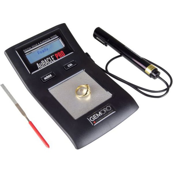 Original GEMORO AuRACLE Pro Digital Gold & Platinum Testing Machine Jeweler Portable Handheld Precision Precious Metal Tester