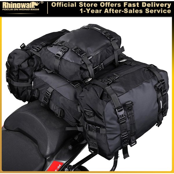 Rhinowalk Motorrad-Rücksitztasche, 10 l, 20 l, 30 l, wasserdichter Gepäckrucksack, Motocross-Multifunktions-Stoßstangen-Modifikation, Bale