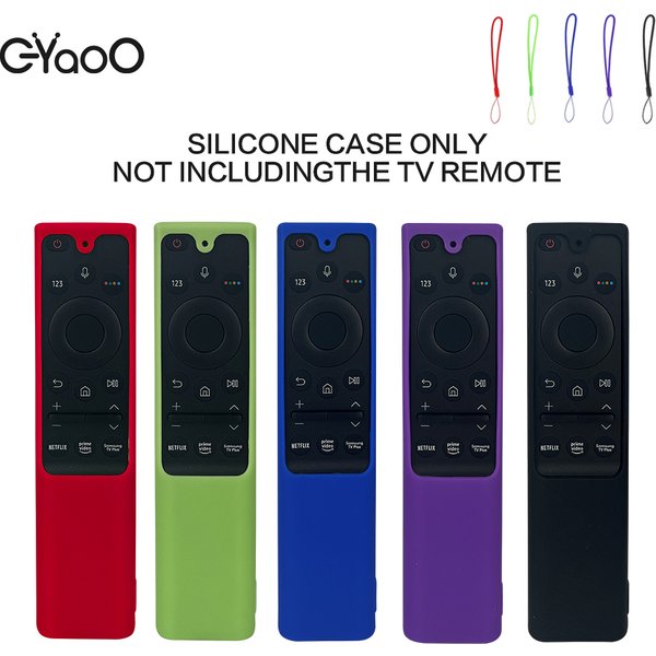 Silicone Remote Control Cover Case For Samsung Protector Glow Waterproof Shockproof Anti-Slip For Samsung QLED TV BN59-01363