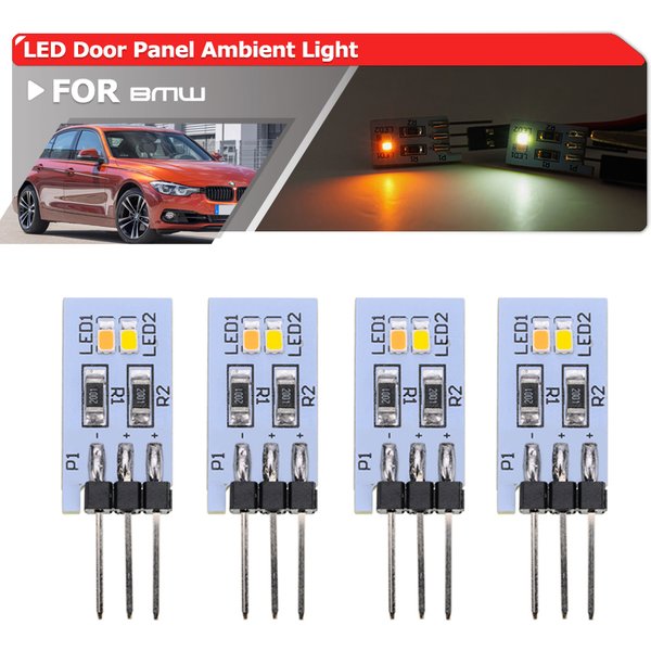 4/10PC Oświetlenie otoczenia LED do BMW serii 2 3 4 5 7 F48 X1 F82 F83 M4 F45 F46 F30 F31 F34 F32 F33 F36 F10 F11 F07 F01