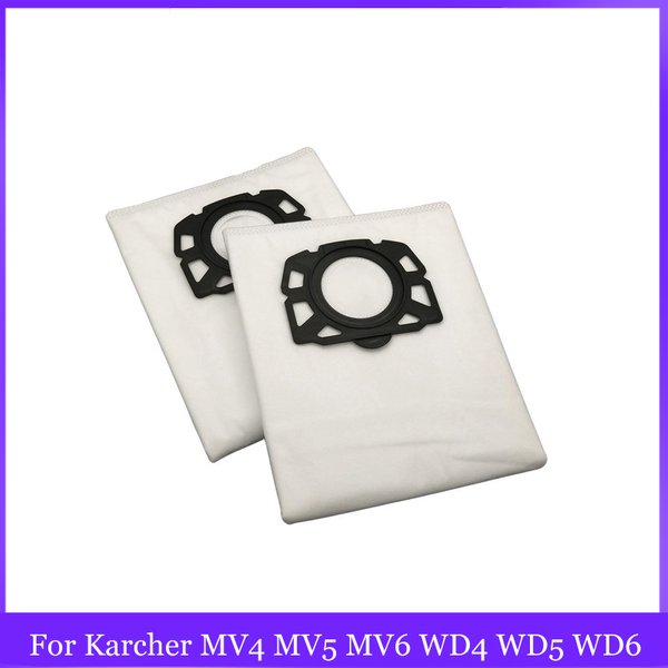 Washable Dust Bags For Karcher MV4 MV5 MV6 WD4 WD5 WD6 WD4000 To WD5999 Vacuum Cleaner Spare Part Dust Bag Accessories