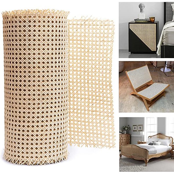 Flexible Rattan Octagonal Weaving Decorative Furniture Chair Cabinetry Craft Woven Net Wire for DIY Home Decoration