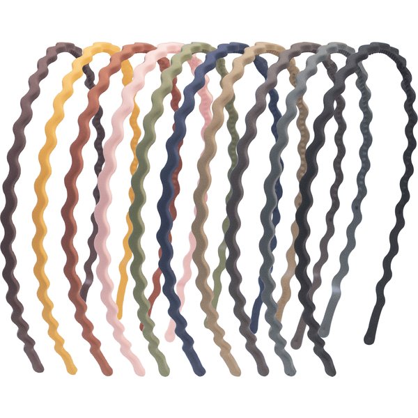 10/20PCS Matte Thin Headband For Women Girls 0.2inch Wave Hairband Female Hair Hoop Headwear Hair Band Accessorie