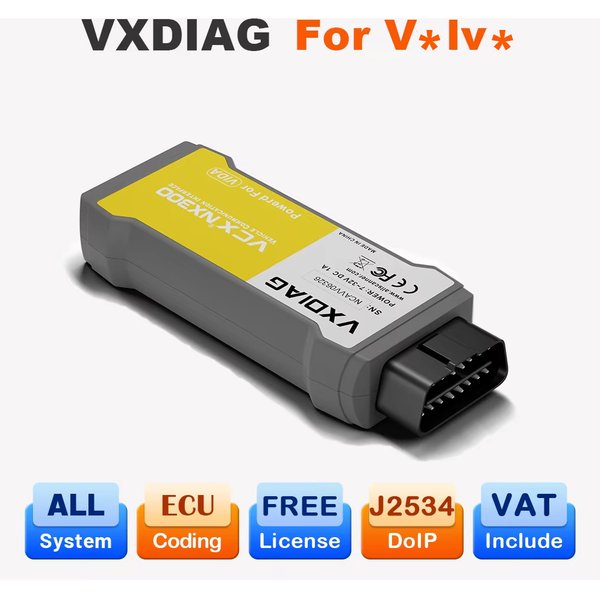 VXDIAG VCX NANO NX300 für V*lv* Fahrzeugdiagnosegeräte 2014D DICE ECU-Codierung J2534 ECU-Programmierung OBD2-Scanner 2000-2014 Jahrgänge Codeleser Lebenslange Kostenlose Update-Lizenz