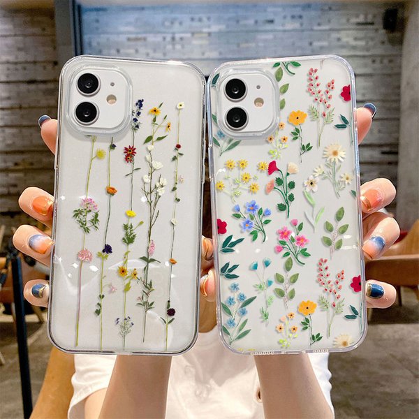 Coque florale pour Samsung S23 Ultra S22 S21 S20 FE A54 5G A53 A52 A13 A12 A14 A51 A34 A33 A32 A23 A22 A71 A72 A73 TPU Funda
