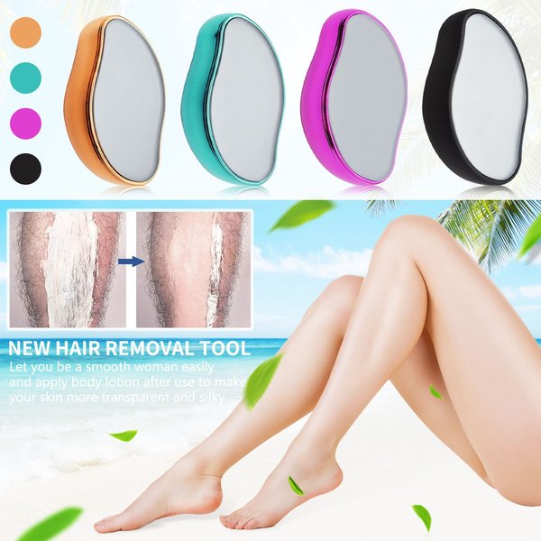 Hair Removal Stone Depilatory Gum Eraser Scrub Netscroll Painless Epilator Beauty Woman Body Crystal Epilator Nano Version