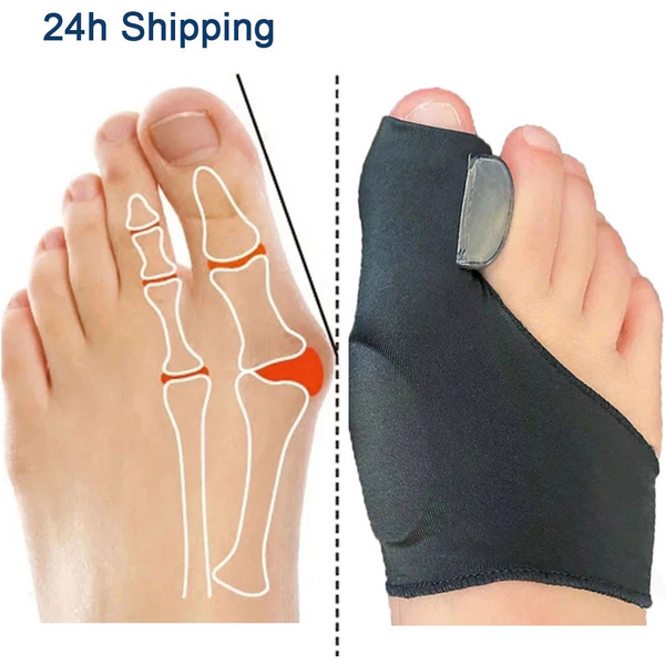 2Pcs Toe Separator Hallux Valgus Bunion Corrector Orthesen Füße Knochen Daumen Teller Korrektur Pediküre Socke Haarglätter Werkzeuge
