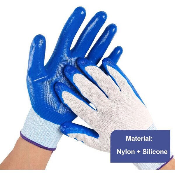 3 Pairs Durable Waterproof Thorn Resistant Anti Skid Gloves Outdoor Gardening Protective Gloves Working Safety Gloves
