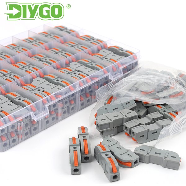 DIY GO – connecteur de fil à bout multiple, bornier de câbles électriques Compact, connecteurs de câblage domestique, boîte de jonction